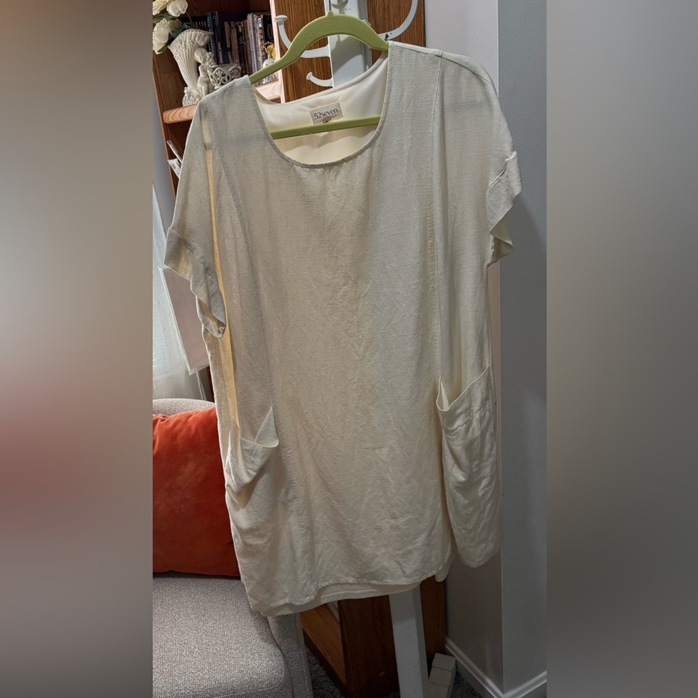 Seven7 Cream Women's Dress